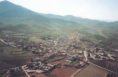 VISTA AEREA DE ALMONACID DE LA SIERRA
